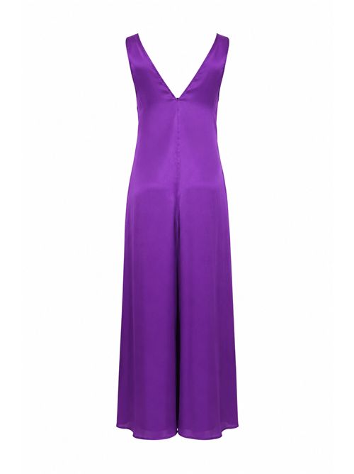 Abito lungo in seta satin Ametista Alpha Studio | AD-6585O2010